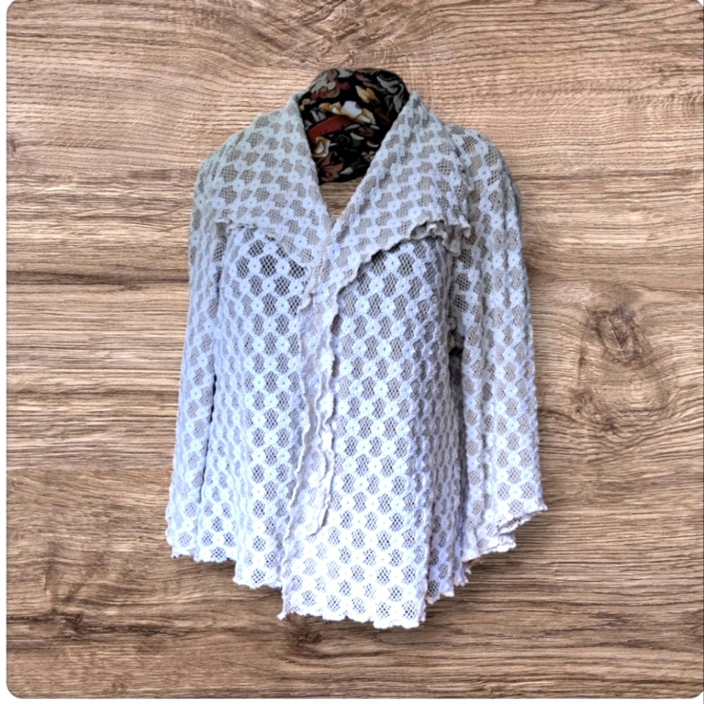 Lace crochet cardigan
